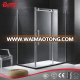 frameless tempered glass prefabricated sliding round cheap shower enclosure