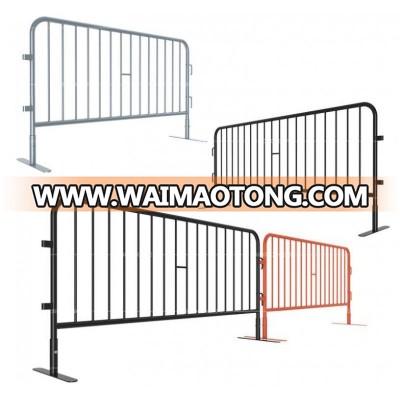 Euro countries road security crowd control barrier with detachable feet