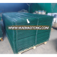 green powder coated 3d curved welded wire mesh fence panel