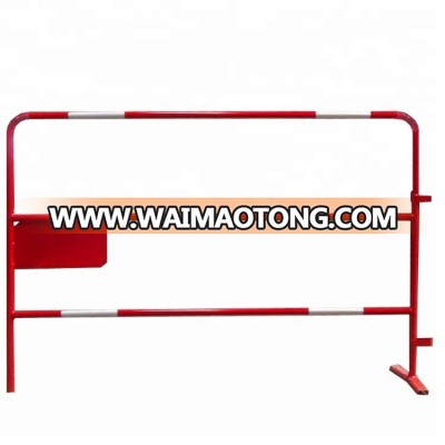 PVC coated pre - galvanized  metal events control crowd barrier for sale