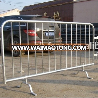 factory supply 1.1x2.5m temporary PVC pedestrian barriers fence for municipal district